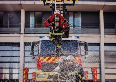 Reportage photo pompier pour calendrier à Toulouse